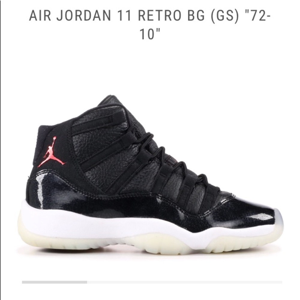 AIR JORDAN
AIR JORDAN 11 RETRO BG (GS) "72-10"